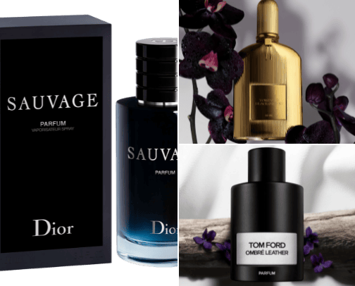 Perfumes & Fragrances for Men & Women cover photo collage