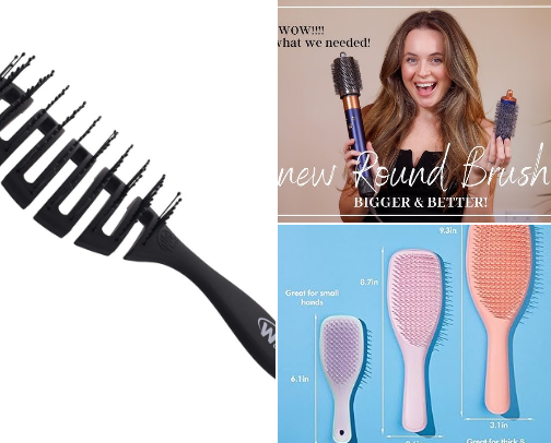 🪞 hair brushes cover photo collage