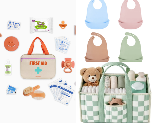 Baby Must-Haves I’d Actually Buy Again 🍼🤍 cover photo collage