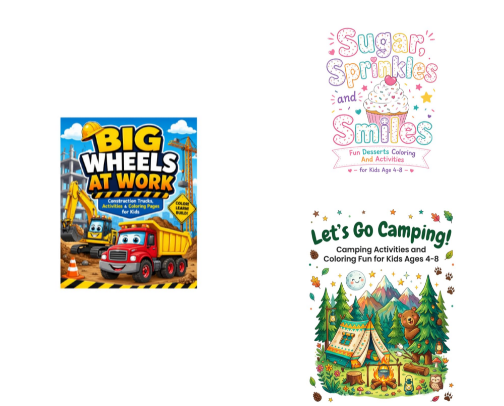 Coloring Books! cover photo collage