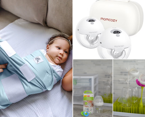 Baby shower gifts cover photo collage