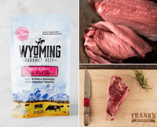 Wyoming Cooking and the different ways to use game meat. cover photo collage
