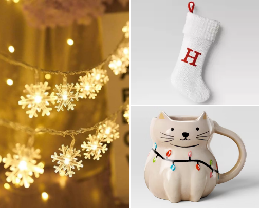 Christmas decor for under $50! cover photo collage