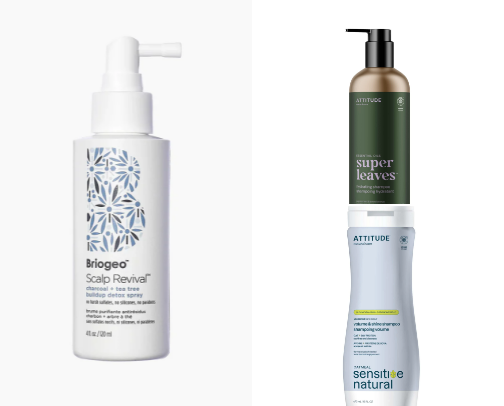 Clean haircare cover photo collage