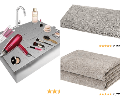 Bathroom Essentials cover photo collage