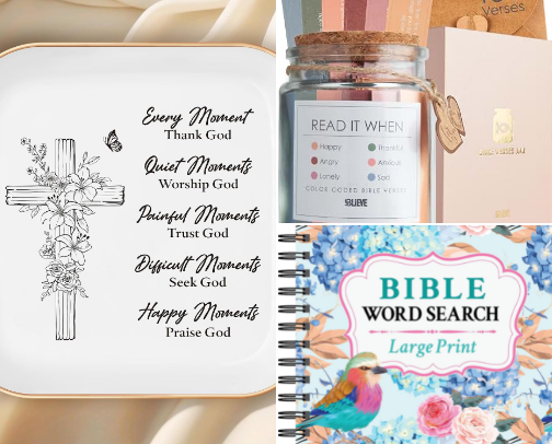 Christian Gifts For Women cover photo collage