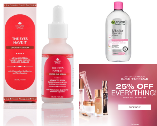 Self care products cover photo collage