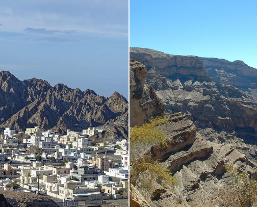Hiking in Oman cover photo collage