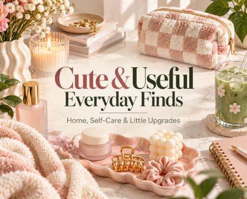 Cute & Useful Everyday Finds cover photo collage