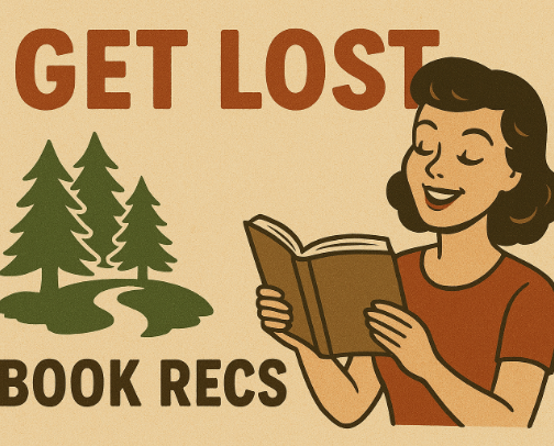 Get Lost in a Good Book cover photo collage