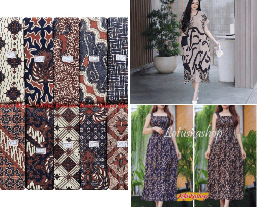 Fashion batik Indonesia you must have cover photo collage