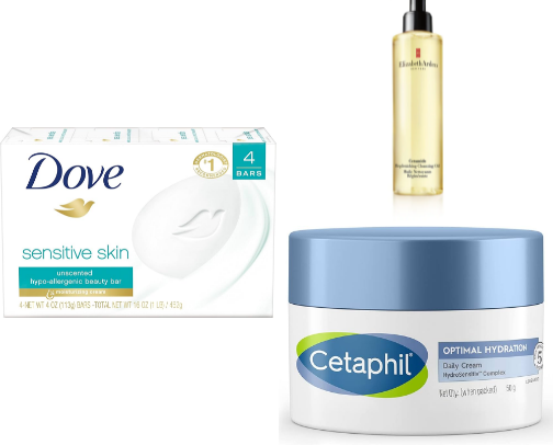 Night-time skincare you'd find in my bathroom cabinet 🧼🫧🪞 cover photo collage