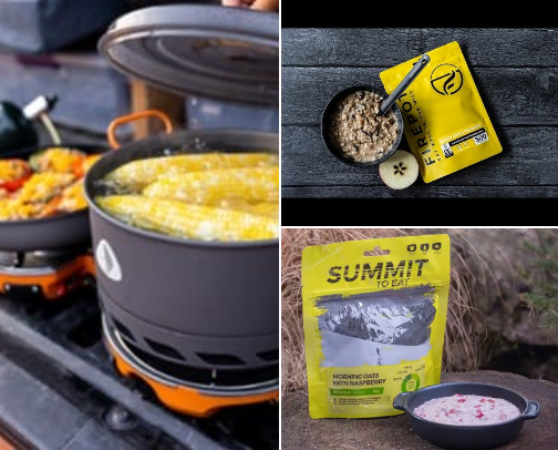 5-10 Minute Lightweight Camp Meals That Won't Weigh Down Your Trail Pack | The Southeast Escape cover photo collage