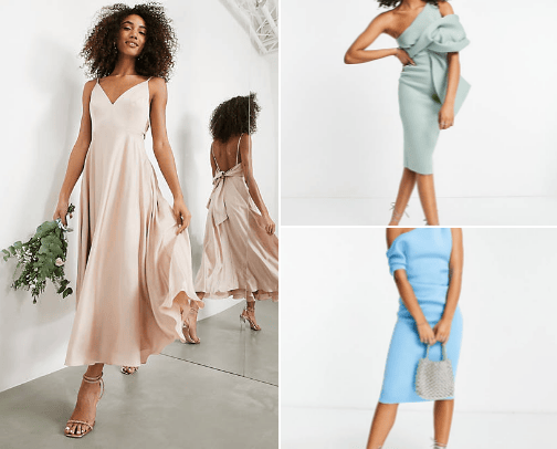 Dress and skirts cover photo collage