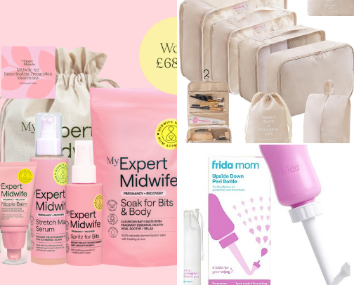 Ultimate Hospital Bag Checklist for Mums to Be cover photo collage