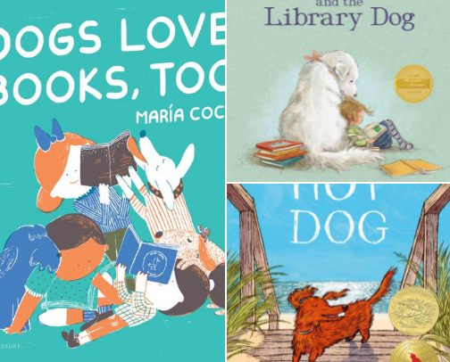 Dog Books cover photo collage