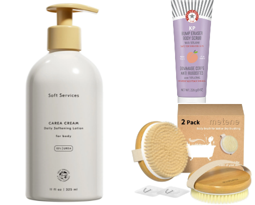Products that helped my strawberry skin 🍓 cover photo collage