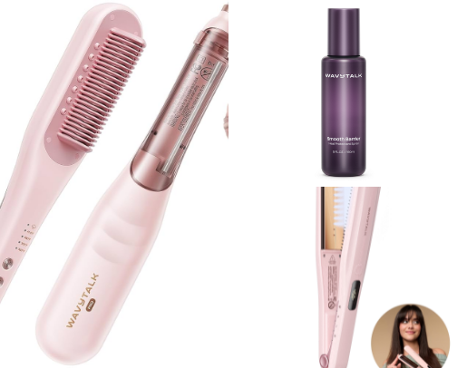 Wavytalk Hair Tools for Easy Salon-Style Hair at Home cover photo collage