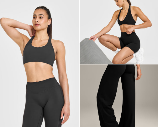 Yoga teacher approved activewear cover photo collage