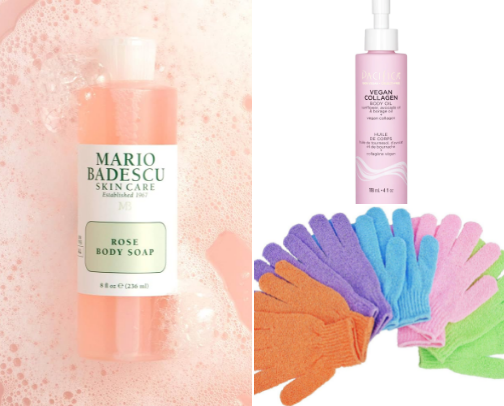 Products to upgrade your body care. cover photo collage