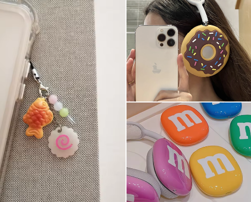 Food-shaped Tech 🖱️ cover photo collage