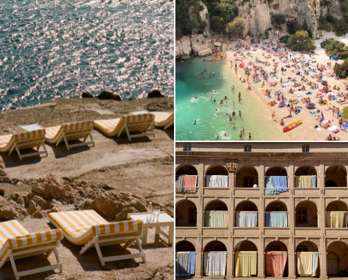 summering in marseille cover photo collage