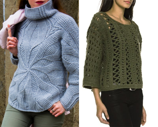 Cozy and comfy crochet sweaters that will make you stand out from the crowd. cover photo collage