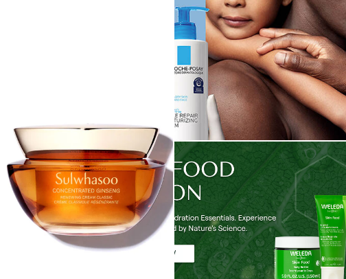 Skin Care cover photo collage