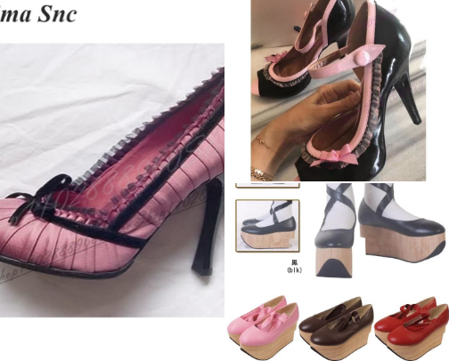 high heels cover photo collage