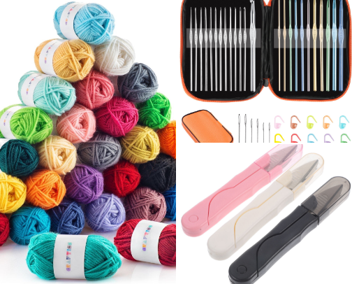 crochet for beginners 🧶 cover photo collage