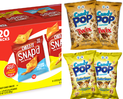 The happiness of snacking cover photo collage