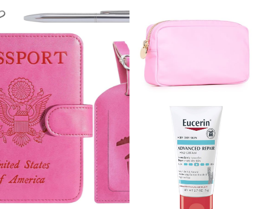 Everything I pack for comfort trips. From airport comfort to beach day must haves. cover photo collage