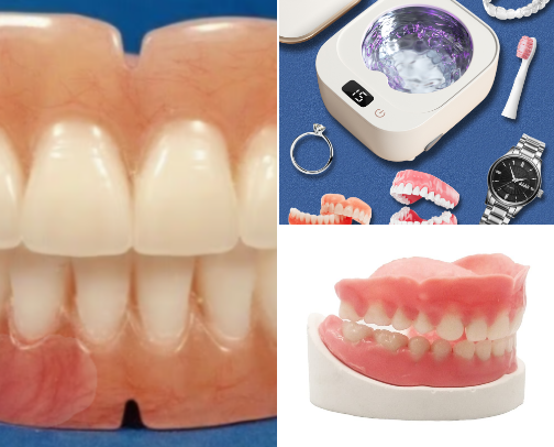 Dentures for every one. cover photo collage