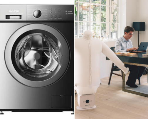 Making laundry day interesting with the best equipment cover photo collage