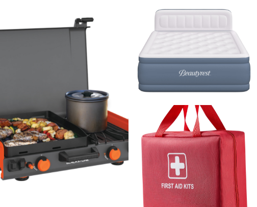 Camping Essentials cover photo collage