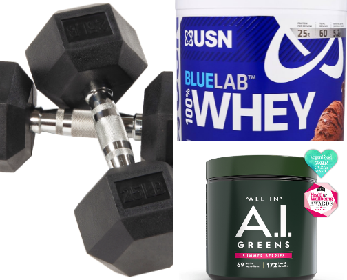 Gym and wellbeing cover photo collage