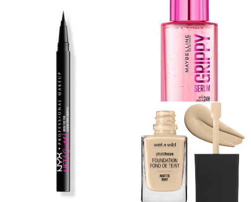 Drugstore makeup must haves cover photo collage