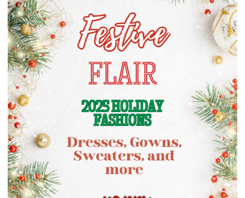 2025 Holiday Festive Flair cover photo collage