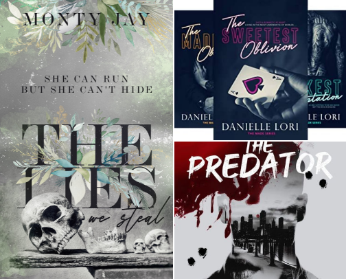 Beginner Dark Romance Recs cover photo collage