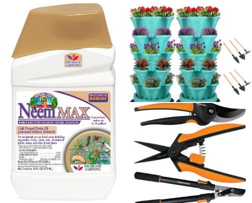 Garden Supplies For Beginners and Advanced Gardeners cover photo collage