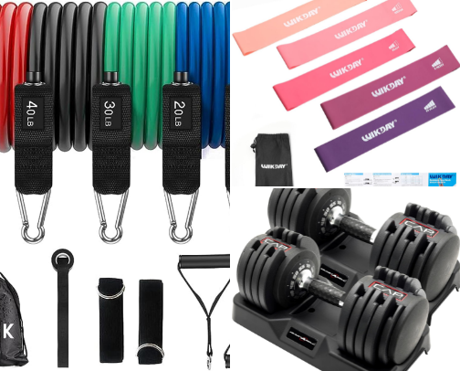 Workout from Home cover photo collage