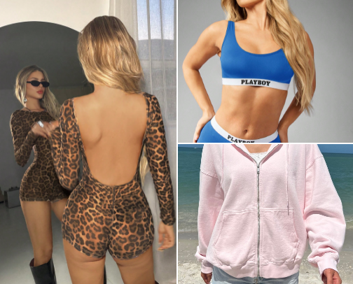 Affordable clothes cover photo collage