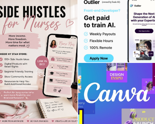 Best Tools and Side Hustles for Nurses in 2026 cover photo collage