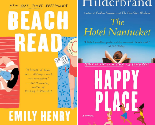 Books to read at the beach ⛱️ cover photo collage