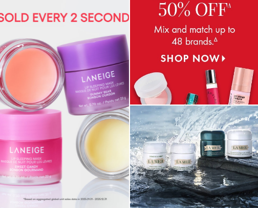 My favorite beauty recs cover photo collage