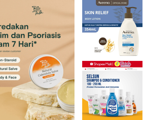 Psoriasis Eczema Eksim Warrior cover photo collage