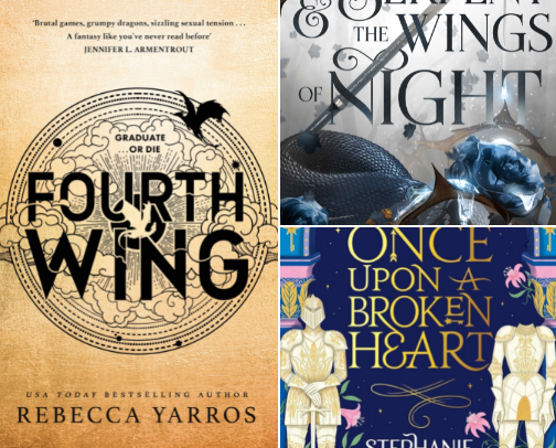 Fantasy Books filled with tension ✨❤️‍🔥 cover photo collage