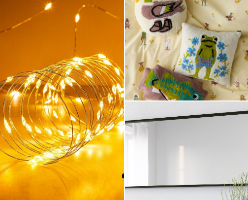 Turn Your Dorm Into a Dreamland With These 18 Aesthetic Must-Haves cover photo collage