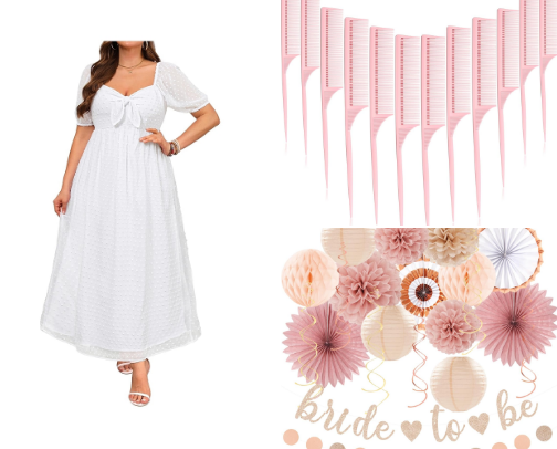 Bridal shower cover photo collage