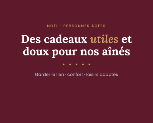 Idées cadeaux de Noël pour une personne âgée : utiles et doux cover photo collage